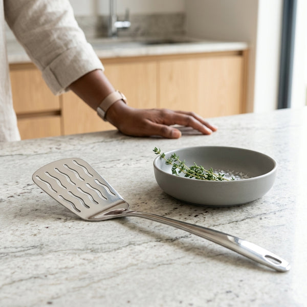 Stainless Steel Slotted Fish Turner Spatula