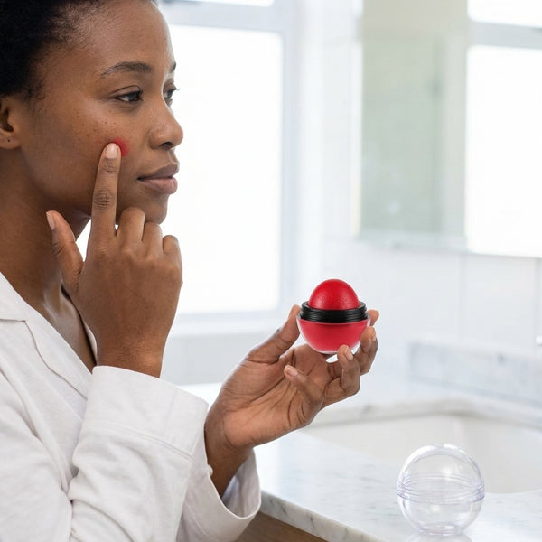 Cute Strawberry Magic Colour Changing Lip Balm
