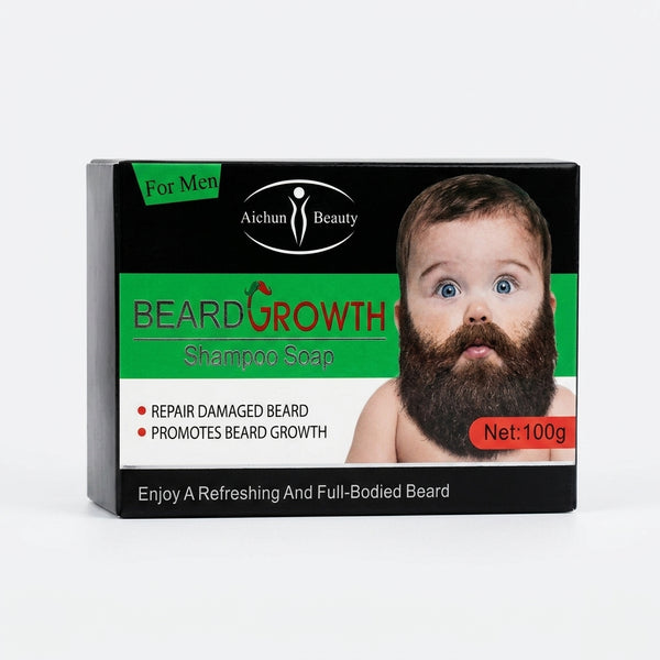 Beauty Men Beard Growth Soap & Grooming Kit