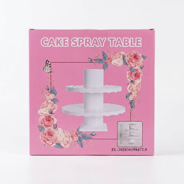 Rotating Cake Spray Decorating Turntable