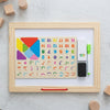 Wooden Arabic Alphabet and Numbers Whiteboard Learning Set