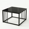 Chic Square Marble-Effect Coffee Table for Cozy Living Rooms
