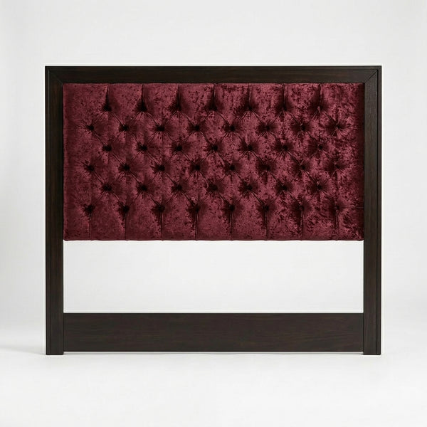 Tufted Upholstered Headboard with Wooden Frame