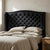 Arched Button-Tufted Wingback Headboard