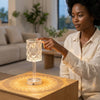 Crystal Rose Table Lamp