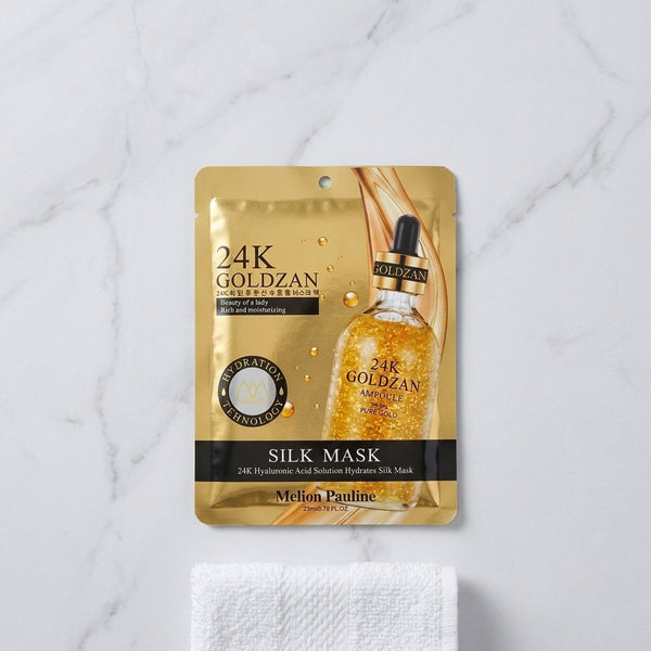 10pcs 24k Gold Facial Mask – Gold Facial Sheet Mask Set