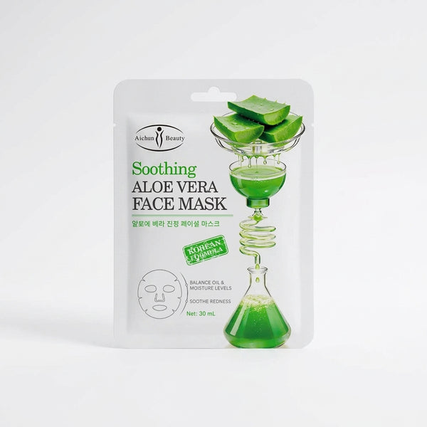 Aichun Beauty Aloe Vera Soothing Facial Sheet Mask