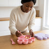 Bear Paw Shape Silicone Baby Feeding Plate Set