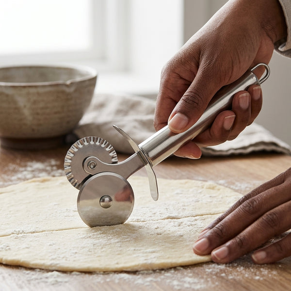 Stainless Steel Double Wheel Pizza Cutter