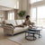 Brown PU Leather Daybed Couch with Comfortable Seating