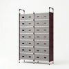 7 Layer Floor Standing Shoe Rack with Open Top Shelf