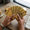 24K Gold Foil Waterproof Poker Playing Cards