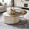Nesting Coffee Table with Drawers