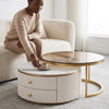 Nesting Coffee Table with Drawers