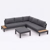 Six Seater Corner Patio Lounge Set