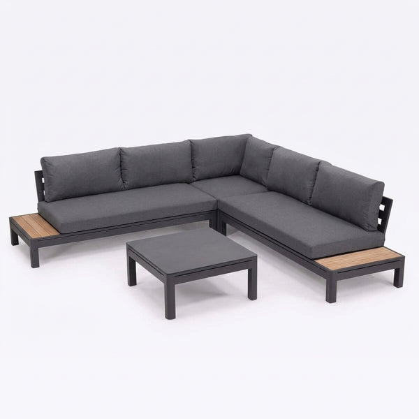 Six Seater Corner Patio Lounge Set