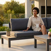 Six Seater Corner Patio Lounge Set