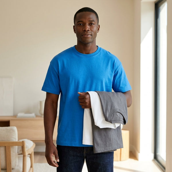 Classic Plain Cotton T-Shirt for Everyday Wear