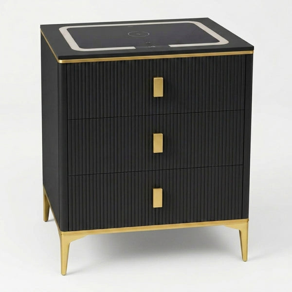 Modern Wireless Charging Nightstand
