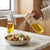 Glass Oil Dispenser Bottle with Flip Cap and Handle 680ml