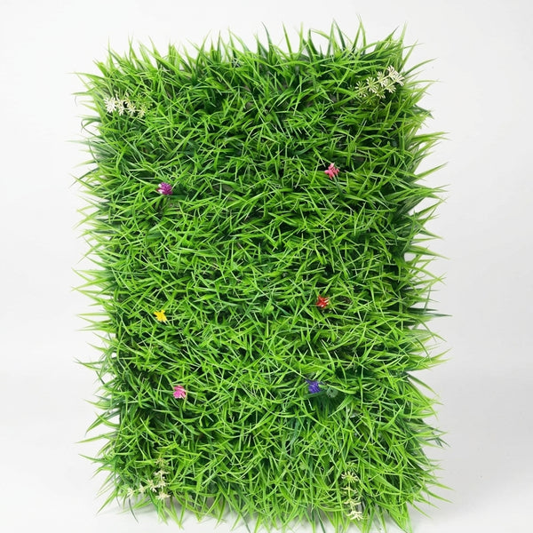 Indoor Decorative Artificial Grass Wall Green Leaf Panel
