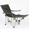 Folding Camping Lounge Chair With Footrest