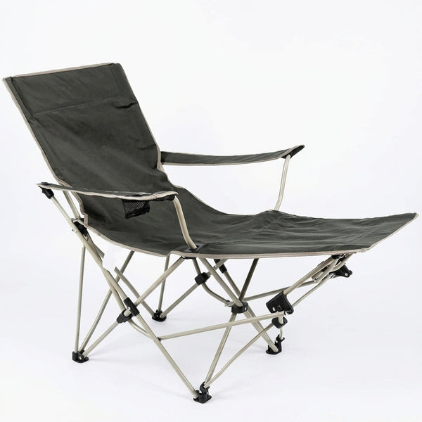 Folding Camping Lounge Chair With Footrest