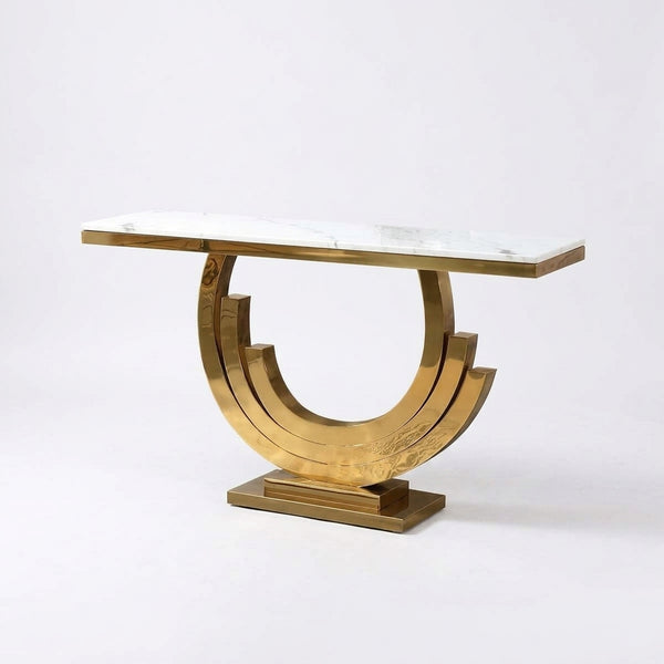 Modern Luxury Console Table with Premium Glass