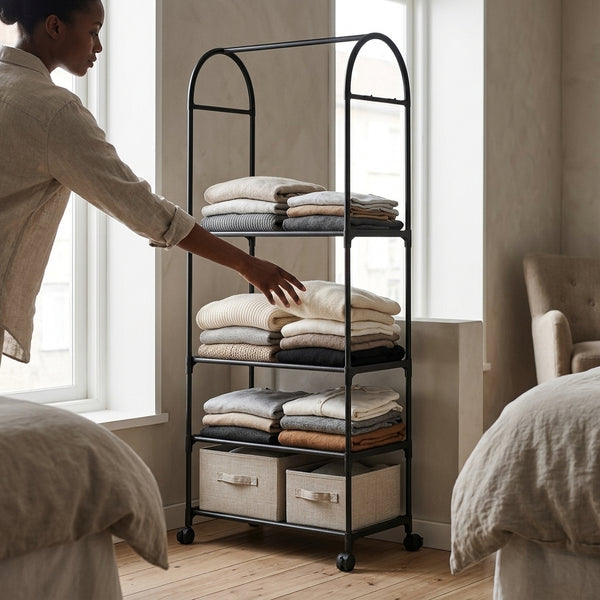 Modern Multifunction Floor-Standing Clothes Rack
