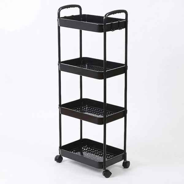 Household Shelf Cart Storage Rack Floor Trolley