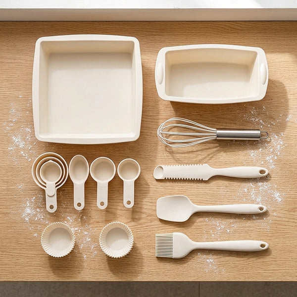 Non-Stick Silicone Kitchen Utensils Set