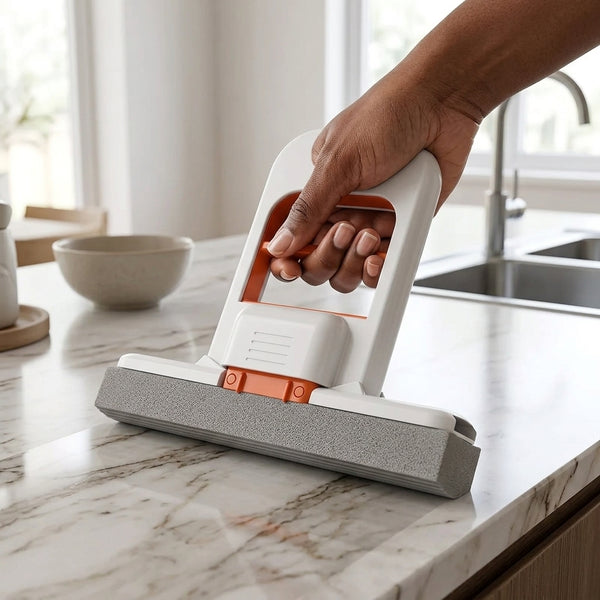 Desktop Mini Squeeze Mop | Portable Countertop Cleaning Tool