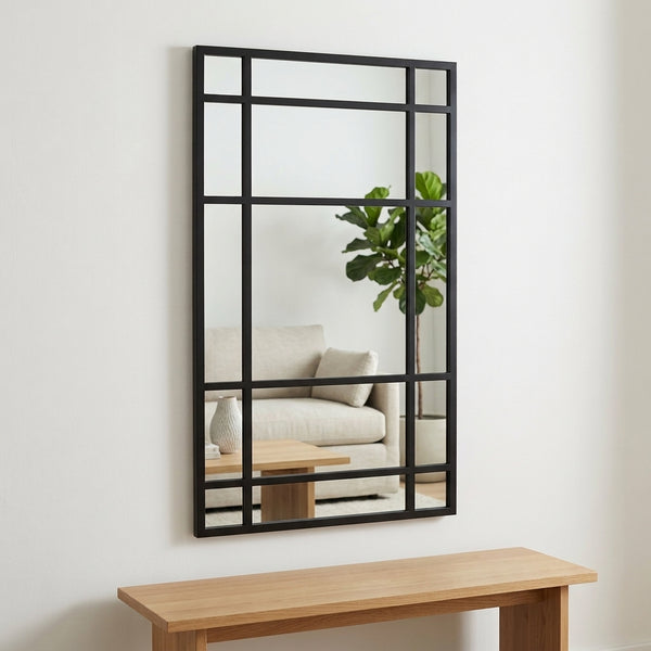 180CM Panel Grid Mirror - Modern Elegance for Your Space
