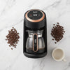 Electric Turkish Coffee Maker with Glass Carafe and Touch Controls