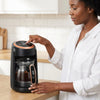 Electric Turkish Coffee Maker with Glass Carafe and Touch Controls