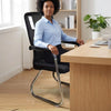 Mesh Back Visitor Office Chair with Armrests