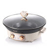 Uniform Heat Electrical Hot Pot and BBQ Grill Pan