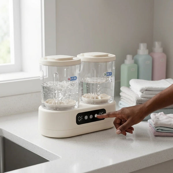 1.5 x L2 Double Cup Automatic Mini Washing Machine