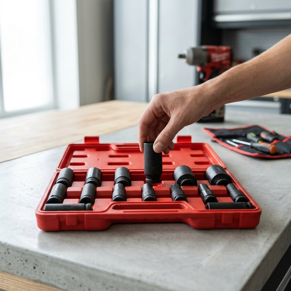15pc 1/2 Impact Socket Set