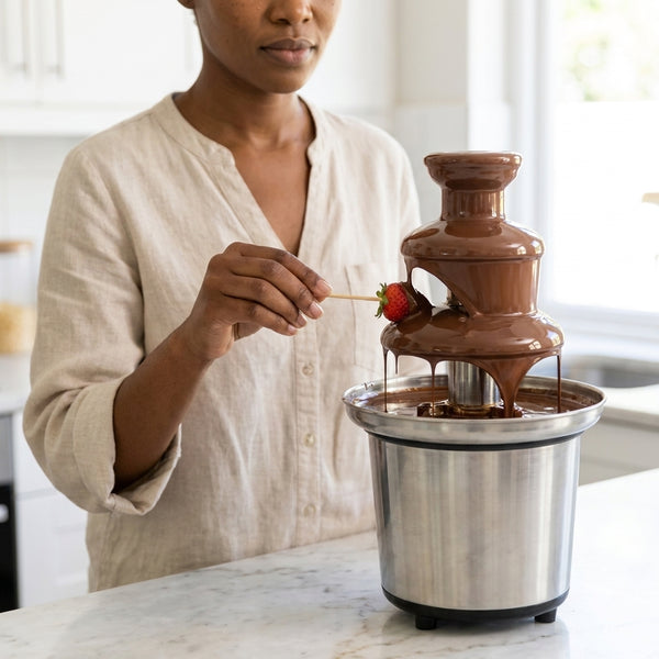 Stainless Steel 2 Tier Chocolate Fountain