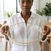 Gold Fruit Set Tray Set for Kitchen Counter
