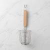 Stainless Steel Frying Basket with Wooden Handle