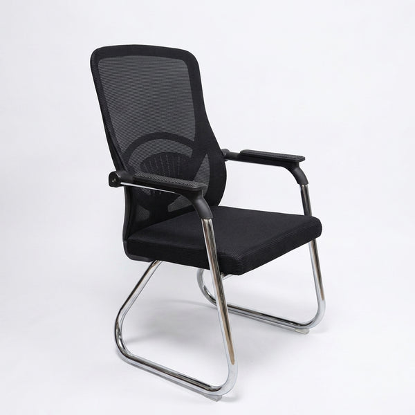 Mesh Back Visitor Office Chair with Armrests