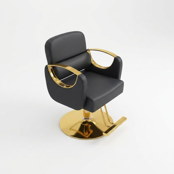 Gold Accent Hairdresser Salon Chair