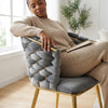 Luxury Rope Accent Dining Chair with Backrest Living Room Chair