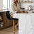 Adjustable Velvet Bar Stool with Woven Back and Gold Frame