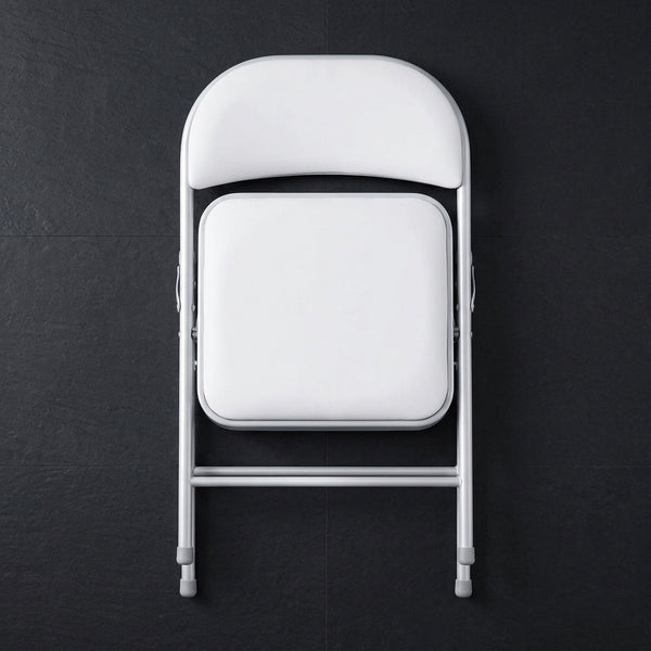 Portable Padded Leather Folding Chair