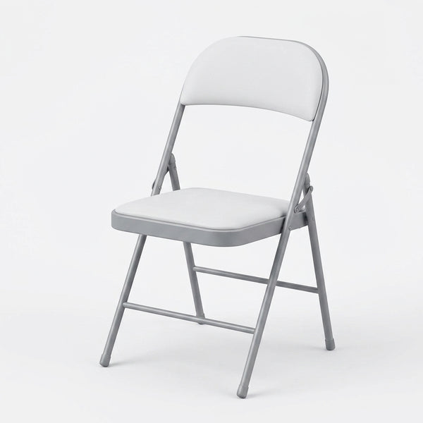 Portable Padded Leather Folding Chair