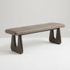 Modern Matte Solid Wood Bench