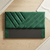 Stylish Chevron Channel Headboard Design Statement